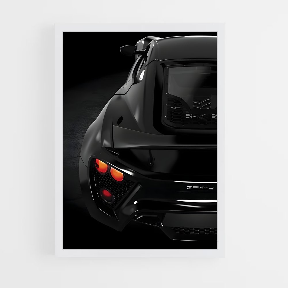 Poster format géant Ts gt – affiche Zenvo (vue 3)